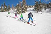 Skifahren mit der Familie in Wagrain